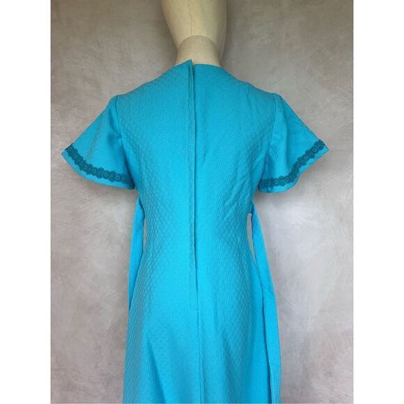 Vintage Mod 1960s Maxi Dress - Picture 5 of 7